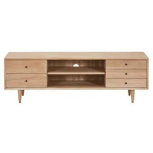 EUGENIE - Oak 5 Drawer Entertainment Unit by European Lifestyle, a Dressers & Chests of Drawers for sale on Style Sourcebook