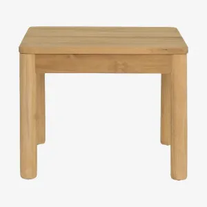 FIGARI - Teak Outdoor Side Table by European Lifestyle, a Tables for sale on Style Sourcebook