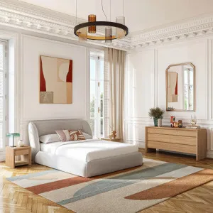 RAFAEL - Oak 1 Drawer Bedside Table by European Lifestyle, a Bedside Tables for sale on Style Sourcebook