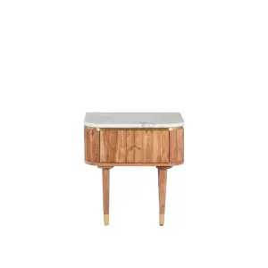 HECTOR - Marble Bedside Table by European Lifestyle, a Bedside Tables for sale on Style Sourcebook