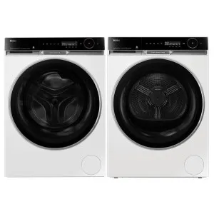 Haier 600 Series 12kg Front Load Washer and 10kg Heat Pump Dryer Laundry Package HWF12PXW2HDHP10PXW1 by Haier, a Washing Machines & Dryers for sale on Style Sourcebook