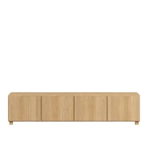 DRIO - Oak 4 Door Entertainment Unit by European Lifestyle, a Entertainment Units & TV Stands for sale on Style Sourcebook