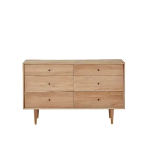 EUGENIE - Oak 6 Drawer Dresser by European Lifestyle, a Dressers & Chests of Drawers for sale on Style Sourcebook