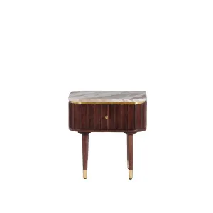 HECTOR - Marble Bedside Table by European Lifestyle, a Bedside Tables for sale on Style Sourcebook