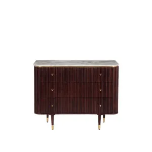 HECTOR - Marble 3 Drawer Chest by European Lifestyle, a Dressers & Chests of Drawers for sale on Style Sourcebook