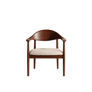 IRINA - Fabric & Oak Armchair by European Lifestyle, a Dining Chairs for sale on Style Sourcebook