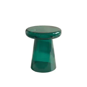 ZARIA - Glass Side Table - 40.5 cm by European Lifestyle, a Side Table for sale on Style Sourcebook
