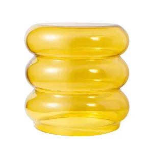 LIORO - Glass Side Table - 40 cm by European Lifestyle, a Side Table for sale on Style Sourcebook