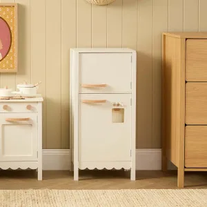 Cottage Scalloped Fridge with Play Food - Cream - Beige - Mocka by Mocka., a Kids Play Furniture for sale on Style Sourcebook