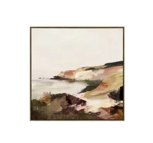 Cliffside Calm Wall Art Canvas 80cm x 80cm by Luxe Mirrors, a Prints for sale on Style Sourcebook
