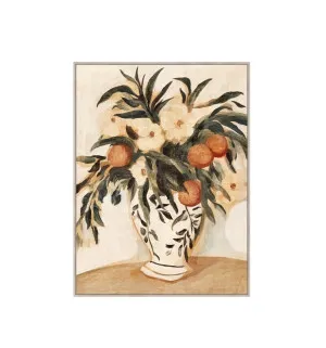 Citrus Bloom Wall Art Canvas 120cm x 80cm by Luxe Mirrors, a Prints for sale on Style Sourcebook