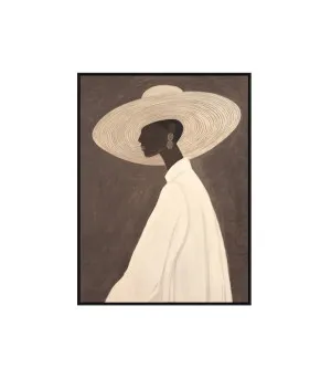 Portrait in Ivory Wall Art Canvas 120cm x 80cm by Luxe Mirrors, a Prints for sale on Style Sourcebook