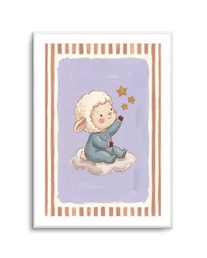 Reach For The Stars, Lamb by oliveetoriel.com, a Prints for sale on Style Sourcebook