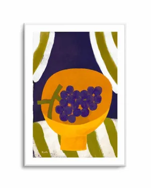 Grape in Bowl by Marco Marella by oliveetoriel.com, a Prints for sale on Style Sourcebook