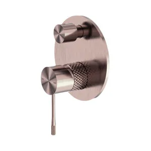 Opal Shower Mixer With Diverter Brushed Bronze by NERO, a Shower Heads & Mixers for sale on Style Sourcebook