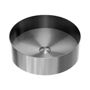Opal Round 400mm Stainless Steel Basin Graphite by NERO, a Basins for sale on Style Sourcebook