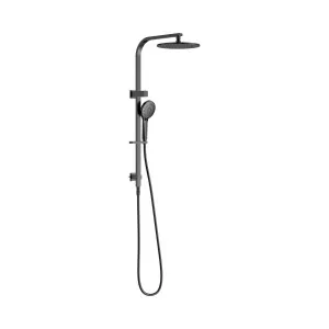 Bianca Twin Shower Gun Metal by NERO, a Shower Heads & Mixers for sale on Style Sourcebook