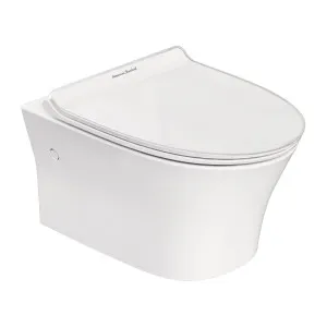 Signature Hygiene Rim Wall Hung Pan with CrystaSleek Seat by NERO, a Toilets & Bidets for sale on Style Sourcebook