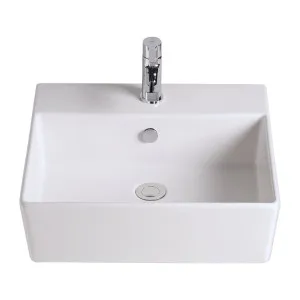 Heron Square 500 Counter Basin - 1 Taphole - Overflow by NERO, a Basins for sale on Style Sourcebook