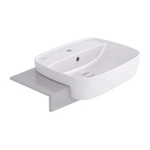 Signature 550 Semi Recessed Basin - 1 Tap Hole - Overflow by NERO, a Basins for sale on Style Sourcebook