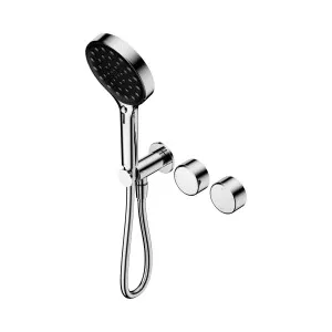 Serenity Progressive Shower System With Rome Travertine Handle And Serenity Hand Shower Brushed Gold by NERO, a Shower Heads & Mixers for sale on Style Sourcebook