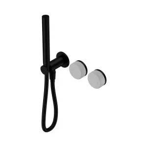 Serenity Progressive Shower System With Carrara Handle And Slim Shower Matte Black by NERO, a Shower Heads & Mixers for sale on Style Sourcebook