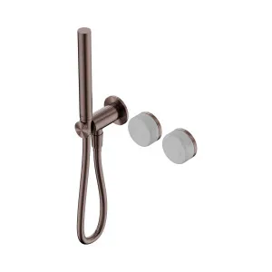 Serenity Progressive Shower System With Carrara Handle And Slim Shower Brushed Bronze by NERO, a Shower Heads & Mixers for sale on Style Sourcebook