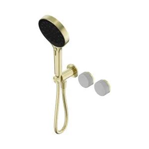 Serenity Progressive Shower System With Carrara Handle And Serenity Hand Shower Brushed Gold by NERO, a Shower Heads & Mixers for sale on Style Sourcebook
