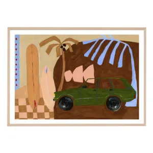 Island Drive Framed Print in 62 x 45cm by OZ Design, a Prints for sale on Style Sourcebook