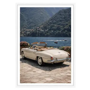 Como Drive Framed Print in 84 x 118cm White by OZ Design, a Prints for sale on Style Sourcebook