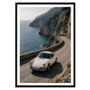 Alta Curva Framed Print in 103 x 143cm Black by OZ Design, a Prints for sale on Style Sourcebook