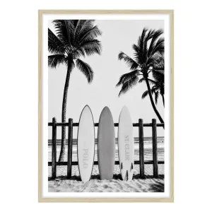 Bay Coastal Standard Framed Print in 118 x 165cm Natural by OZ Design, a Prints for sale on Style Sourcebook