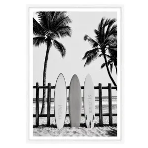 Bay Coastal Standard Framed Print in 118 x 165cm White by OZ Design, a Prints for sale on Style Sourcebook