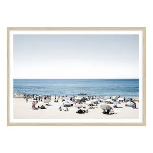 Coastal Assembly Framed Print in 84 x 61cm Natural by OZ Design, a Prints for sale on Style Sourcebook