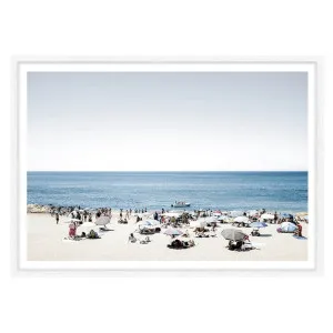 Coastal Assembly Framed Print in 84 x 61cm White by OZ Design, a Prints for sale on Style Sourcebook