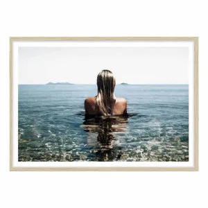 Elsewhere Framed Print in 118 x 84cm Natural by OZ Design, a Prints for sale on Style Sourcebook