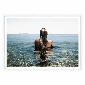 Elsewhere Framed Print in 143 x 103cm White by OZ Design, a Prints for sale on Style Sourcebook