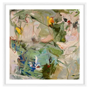 Outskirts of the Mind Framed Print in 103 x 103cm White by OZ Design, a Prints for sale on Style Sourcebook
