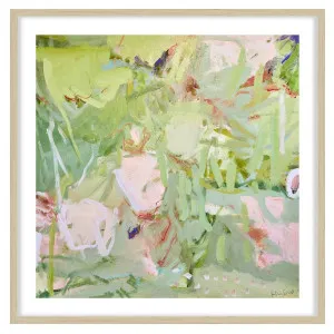 Pleasure of Springs Framed Print in 95 x 95cm Natural by OZ Design, a Prints for sale on Style Sourcebook