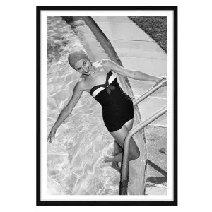 Retro Living Lively Framed Print in 73 x 103cm Black by OZ Design, a Prints for sale on Style Sourcebook
