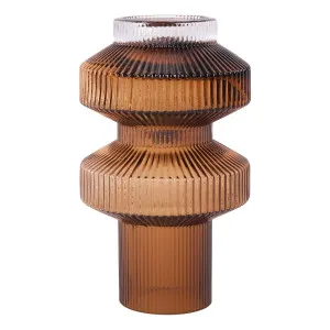 Kane Candle Holder Small 11.5x18cm in Brown by OZ Design, a Candle Holders for sale on Style Sourcebook