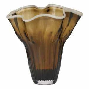 Agnes Vase Small 26x29cm in Cocoa / Ivory by OZ Design, a Vases & Jars for sale on Style Sourcebook