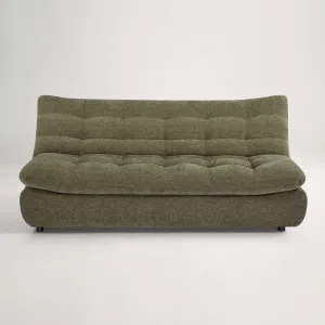 Puff 3 Seat Sofa Bed - Turin Green by Lounge Lovers, a Sofa Beds for sale on Style Sourcebook