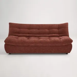 Puff 3 Seat Sofa Bed - Turin Caramel by Lounge Lovers, a Sofa Beds for sale on Style Sourcebook