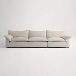 Billow 5 Seat Sofa - Florence Natural by Lounge Lovers, a Sofas for sale on Style Sourcebook