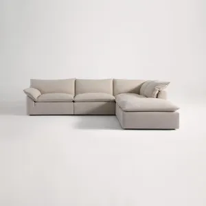 Billow Right Corner Sofa - Florence Natural by Lounge Lovers, a Sofas for sale on Style Sourcebook