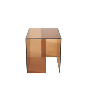 ALYSSA - Glass Side Table by European Lifestyle, a Side Table for sale on Style Sourcebook