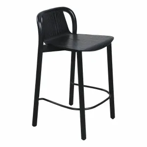 Chester Bar Chair in Black by OZ Design, a Bar Stools for sale on Style Sourcebook
