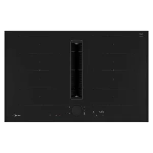 NEFF 80cm N 90 Flex Induction Cooktop with Integrated Downdraft Deep Black V68YYX4C0-DB by NEFF, a Cooktops for sale on Style Sourcebook