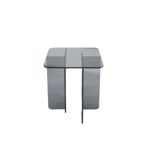 ZELIE - Glass Side Table by European Lifestyle, a Side Table for sale on Style Sourcebook